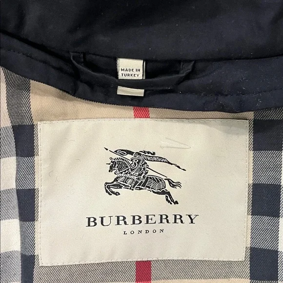 Burberry London Rain Trench Coat Size 14 - Picture 5 of 8